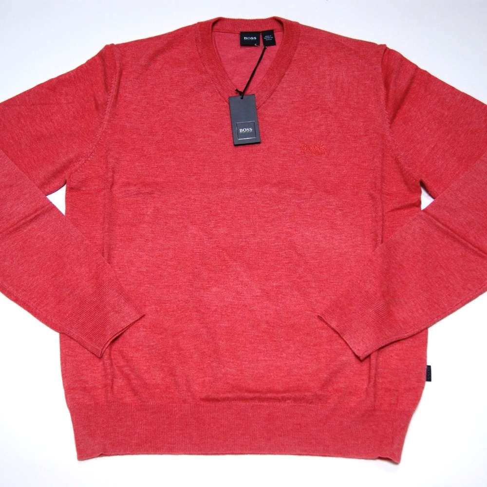 New Hugo Boss Sweater V neck  Wool Sweater